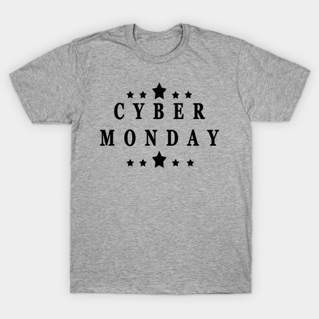 Cyber Monday T-Shirt - Funny Online Shopping Tee by Maan85Haitham